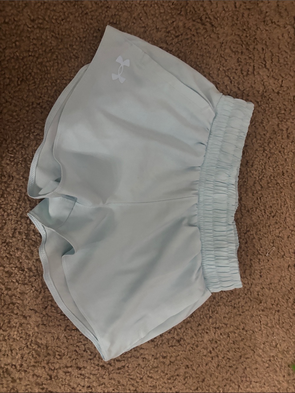 Under Armour Pale Blue Women's Athletic Shorts